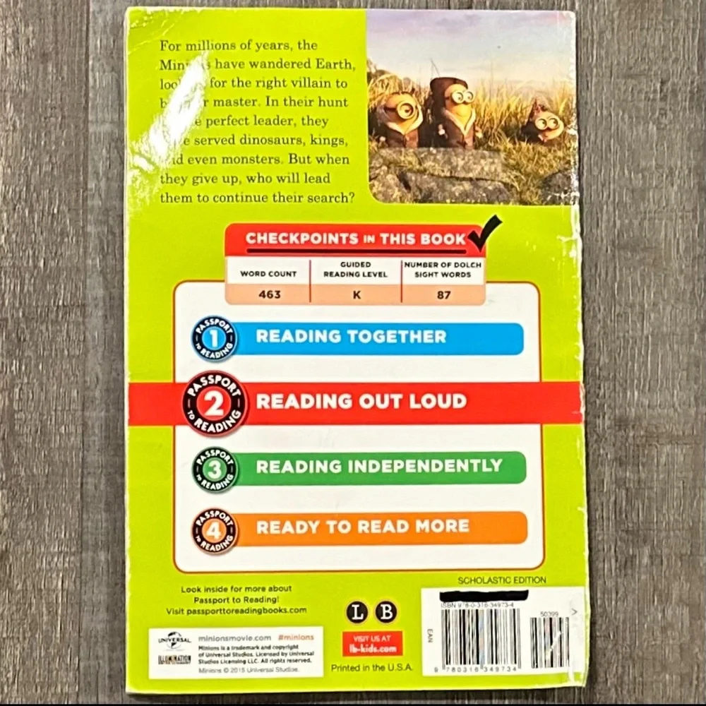 💞 Minions Who’s The Boss Passport To Reading Step 2 Children’s Book